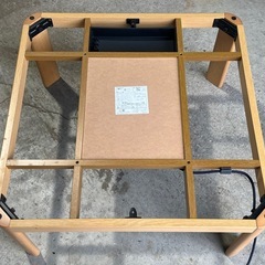 ニトリ製　こたつ　リビングテーブル　家具調こたつ　ブラウンの画像