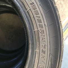 ダンロップLMⅤ 155/65R14タイヤのみ4本の画像