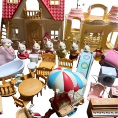 シルバニアファミリー 家・家具・人形セットの画像