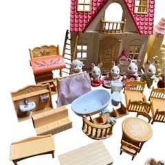 シルバニアファミリー 家・家具・人形セットの画像