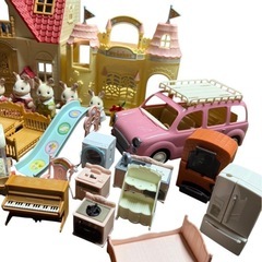 シルバニアファミリー 家・家具・人形セットの画像