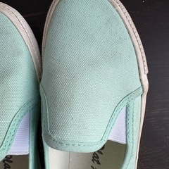 子供　靴　ミントグリーン　19の画像