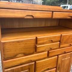 ★YAMAZEN 山善 桐 FAX台 L kfax-72★の画像