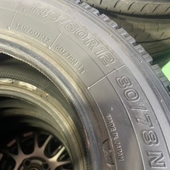 中古・冬タイヤ・145/80R12・4本セットの画像