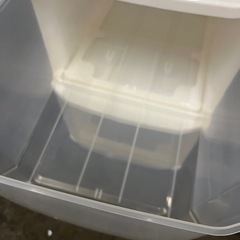 収納、押し入れ収納、衣装ケース2つセットの画像