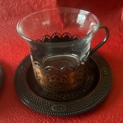 ブロンズソーサー付きカップの画像