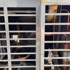 引き取り歓迎　広島市内は配送します　0円！　ジャンク品　部品取り　サンデン冷蔵ショーケース　MUS-84XC-B 冷蔵庫の画像