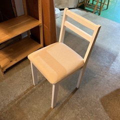 ドレッサー　椅子付き　収納付き　天板ガラス　白　ホワイト　【59.5×39×74】の画像