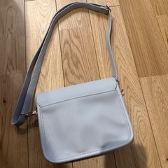 ピンクラテ　水色　ショルダーバッグの画像