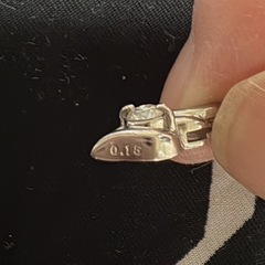 11/5までの特価　pt ダイヤ ネックレス 3.6gの画像