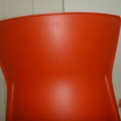 【MOD ISIS】イタリア製 ダイニングチェア 2脚セット スタッキングチェア レッド Olaf Von Bohrの画像