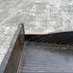 ★本棚 アンティーク 木製ガラス扉キャビネット 引き出し付き 収納棚 古道具★の画像