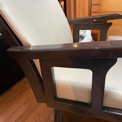 ニトリ　こたつ用回転式椅子　リクライニングあり　2個セットの画像