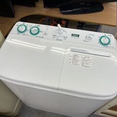 AQUA 二槽式洗濯機 4.0kg 2025年製 AQW-N401 ホワイト 白 家電 アクア 二槽式 洗濯機 札幌市手稲区の画像