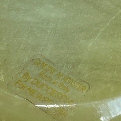 ビンテージ GENUINE ALABASTER イタリア製 ジュエリーボックスの画像