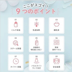 ミルクウォーマー（保温＆離乳食解凍）の画像