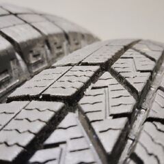 DUNLOP WINTER MAXX WM03 155/80R13 13インチ スタッドレス 4本 20年製 バリ溝 ヴィッツ パッソ ブーン プラッツ ワゴンR等　(KTF362) の画像