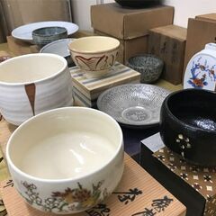 茶道具 茶碗、水指、花瓶、皿などまとめて 15点の画像