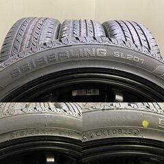 新品 25年製 バランス済【SEIBERLING SL201 215/45R17】夏タイヤ【BLEST EURO SPORT 17インチ 7J5HPCD100+45】プリウス レガシィ等(VTP152)の画像