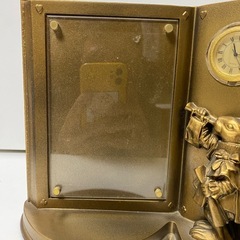 不思議の国のアリス フォトスタンド 置き時計 ヴィンテージ 希少　銅製の画像