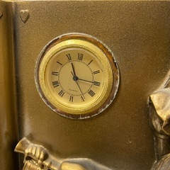 不思議の国のアリス フォトスタンド 置き時計 ヴィンテージ 希少　銅製の画像