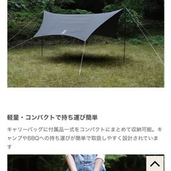 いつかのタープ　の画像