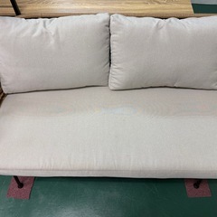 2人掛けソファ　籐家具の画像