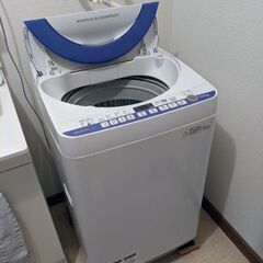 【応談中】シャープ SHARP 全自動洗濯機 7.0kg 2015年製 白 帯広市の画像