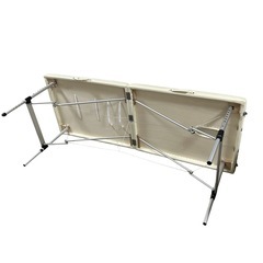 岡崎市 エステベッド 施術ベッド　折りたたみ アルミ製 白 ホワイトの画像