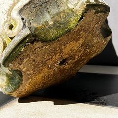 🪨でできた植木鉢🌹の画像