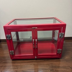 ダルトン　キャビネット　レッド