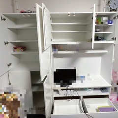 12月中ばまで価格！ニトリ　ポルテシリーズ　2パーツセットの画像