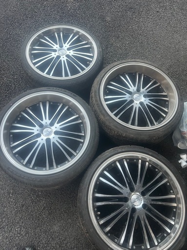 245/35R20 2本,225/35R20 2本　アルミホイル　セット