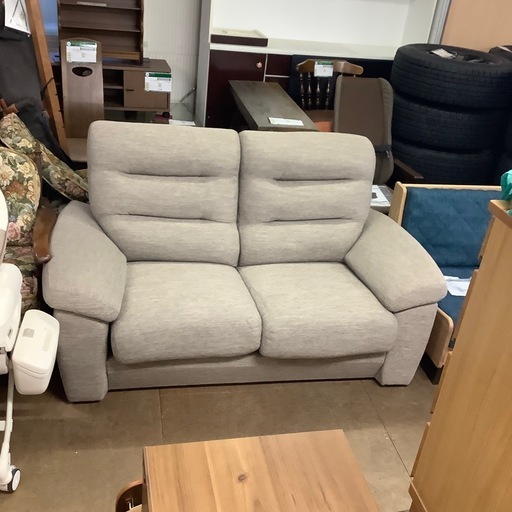 【引き取り限定中古品】  ニトリ Nポケット ソファ 外形寸法、約:幅150×奥行90×高さ90 (cm)