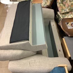 【引き取り限定中古品】  ニトリ Nポケット ソファ 外形寸法、約:幅150×奥行90×高さ90 (cm)の画像