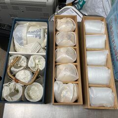 【リユースショップスパークル】湯呑3箱セット　No.80　薩摩焼　有田焼　ほたる彫　配送設置可能♪の画像