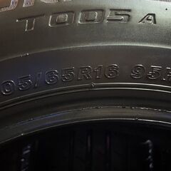 BS BRIDGESTONE TURANZA T005 205/65R16 16インチ 夏タイヤ 4本 20年製 バリ溝 ヤリスクロス セレナ等(KTN495)の画像