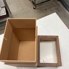 A2510-730 木目調　ゴミ箱　キズ汚れ有り
の画像