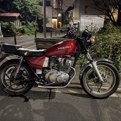9割純正SUZUKI GSX250T現在調整中の画像