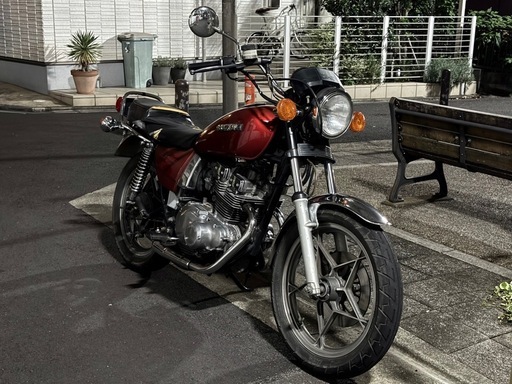 9割純正SUZUKI GSX250T現在調整中