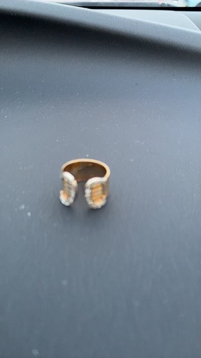 カルティエ K18 YG/K18 WG リング 5.3g