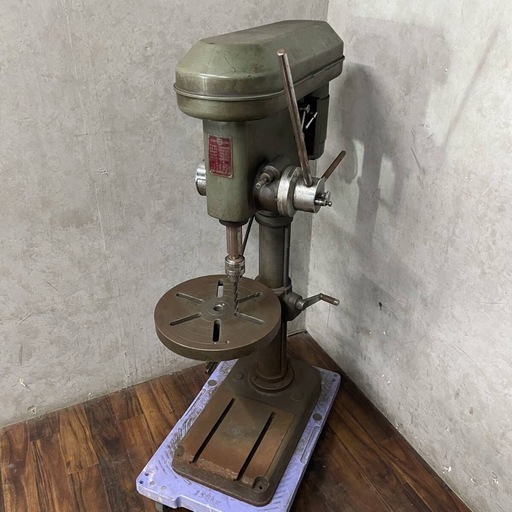 ww4/95 ENSHU ENKOH'S 遠州工業 ESD460DX 卓上ボール盤 三相 200V 丸テーブル 動作確認済 穴あけ 製