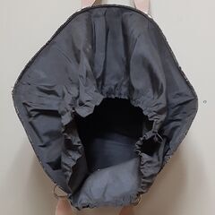 ストロー編みカゴバック　T-391の画像