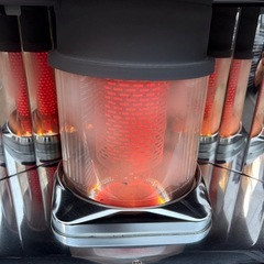 札幌市内配送可 燃焼確認済み 17年製 サンポット カベック 煙突式輻射床暖ストーブ UFH-7711URC Q 木造20畳/コンクリート32畳の画像