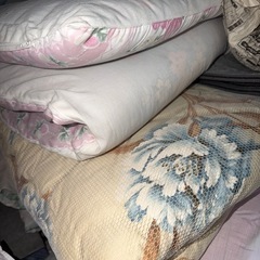 今日か明日のみ！布団や毛布　無料でお譲りします。 の画像