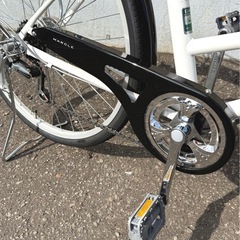 札幌市内配送可 美品 MARCLE マルクル 日常266 26インチ 自転車 シティサイクル ママチャリ 6段変速 ホワイトの画像
