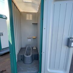 【三重】④ ハマネツ　和式トイレ　簡易水洗　トイレ　仮設トイレ　事務所　イベント　畑　洋式　小便器　小トイレ　汲み取り 【配送可】の画像