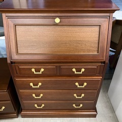 ライティングビューロー　maruni 5段　フラップ　扉　地中海...