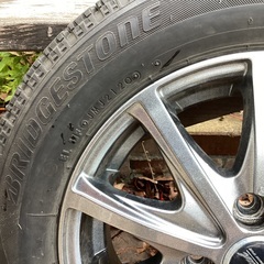 軽自動車用　ブリザック　155/65R13 スタットレス　4本アルミ付きセット❗️美品❗️の画像