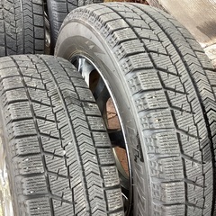 軽自動車用　ブリザック　155/65R13 スタットレス　4本アルミ付きセット❗️美品❗️の画像